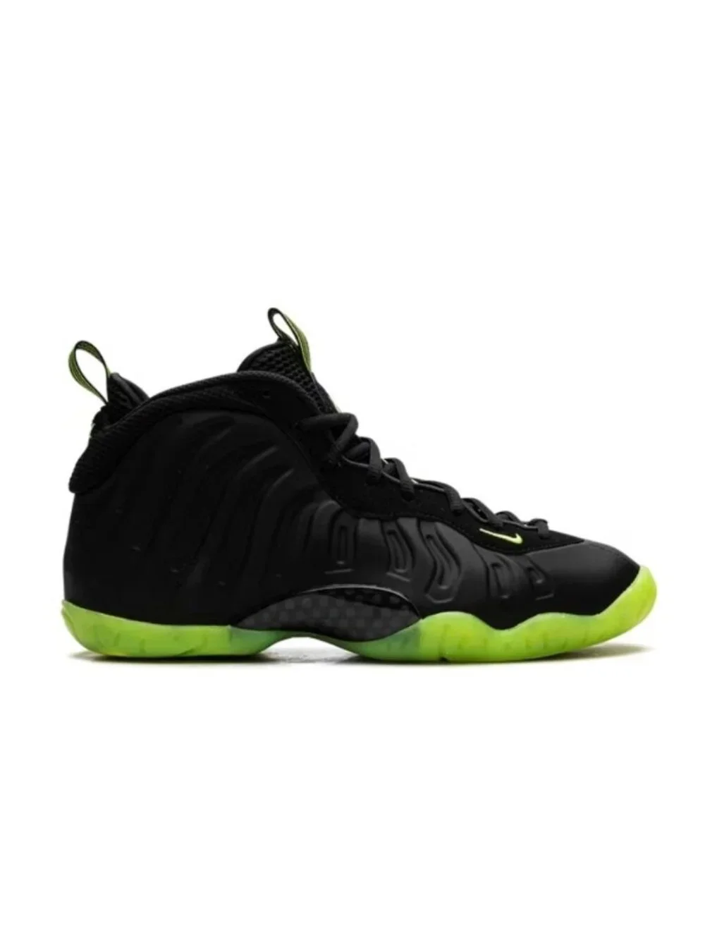 Nike Little Posite One GS 'Black Volt' Sneakers HF0977 001